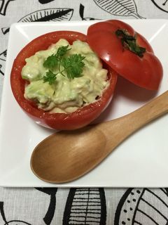 トマト丸ごとサラダ-レシピのメイン写真
