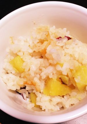 超簡単!我が家のさつまいもご飯♡-レシピのメイン写真