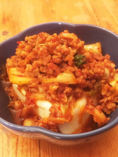 簡単 おつまみ♩キムチ豆腐-レシピのメイン写真