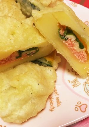変わり種☆じゃがいものはさみてんぷら-レシピのメイン写真