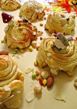 秋の森❁切り株パン-レシピのメイン写真