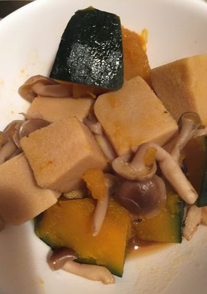 高野豆腐とかぼちゃ煮-レシピのメイン写真
