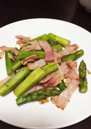 アスパラベーコン-レシピのメイン写真
