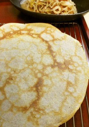 朝ランチおやつ♪１人分♪そば粉のクレープ-レシピのメイン写真