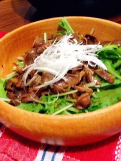 砂肝と水菜のサラダ-レシピのメイン写真