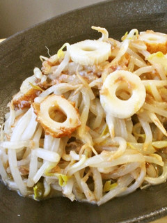 一人分♪レンジもやしとちくわの甘酒和え-レシピのメイン写真