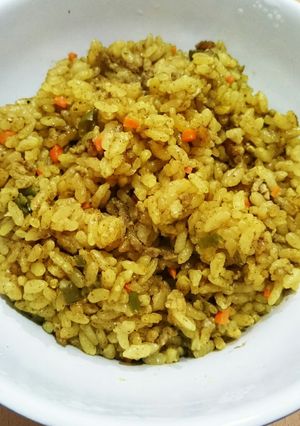 炊飯器カレー粉でドライカレー-レシピのメイン写真