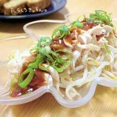 รูปของ ささみともやしのチリサラダ