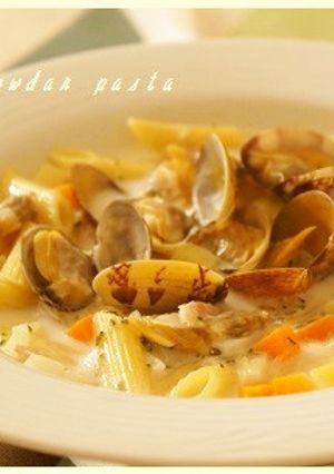 クラムチャウダースープ☆ワンポットパスタ-レシピのメイン写真