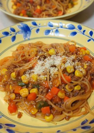包丁不使用でワンポットパスタ-レシピのメイン写真