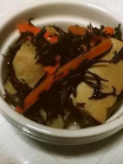 定番の高野豆腐とひじきの煮物-レシピのメイン写真