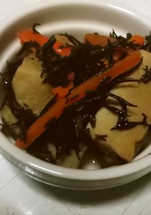 定番の高野豆腐とひじきの煮物-レシピのメイン写真