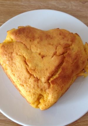 バターナッツ南瓜のハートパウンドケーキ-レシピのメイン写真