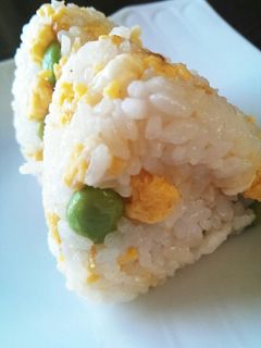 枝豆といりたまごのおにぎり-レシピのメイン写真