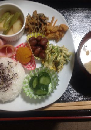 夫の朝ご飯１０/３-レシピのメイン写真