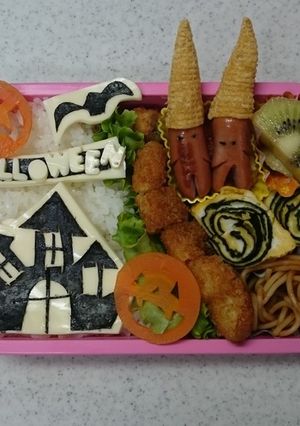 ハロウィン弁当-レシピのメイン写真