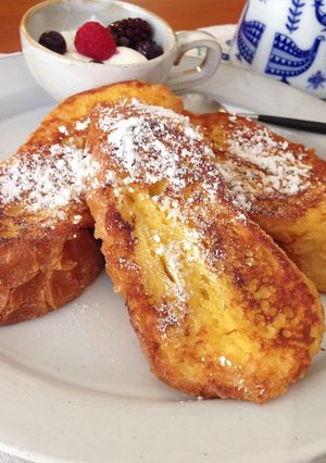 フランスパンのフレンチトースト-レシピのメイン写真