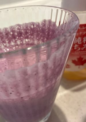 ベリーとバナナのスムージー🫐🍌-レシピのメイン写真