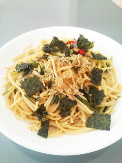 じゃこと漬物の柚子風味醤油パスタ-レシピのメイン写真
