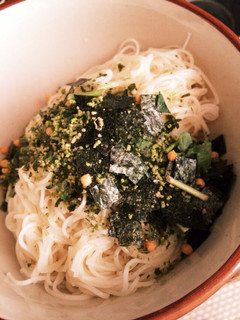 お茶漬けそうめん-レシピのメイン写真