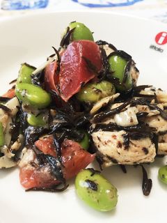 枝豆ひじきのチキンサラダ-レシピのメイン写真