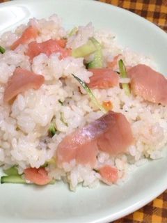 秋鮭ルイベのちらし寿司(^ω^)-レシピのメイン写真