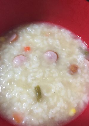 簡単！リゾット風おかゆ-レシピのメイン写真