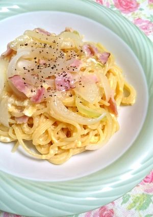 卵でまろやか♪コンソメスパゲティ-レシピのメイン写真