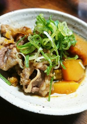 ヘルシー♪牛肉とかぼちゃのうま煮-レシピのメイン写真