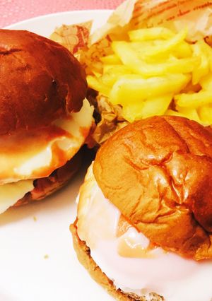 ハンバーガー-レシピのメイン写真