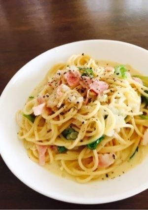 胡椒たっぷり 絶品クリームパスタ-レシピのメイン写真