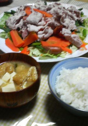 豚しゃぶサラダ-レシピのメイン写真