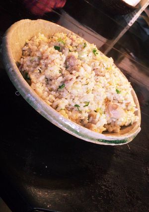 ふわふわ卵レタスチャーハン-レシピのメイン写真