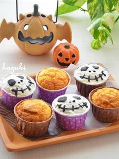 低糖質おからのマフィン★ハロウィン-レシピのメイン写真