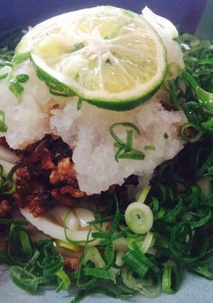 メチャ旨♡ヘルシー♡おろし肉味噌うどん-レシピのメイン写真