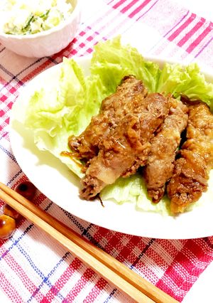 ゴボウもやしの甘ダレ豚バラ巻き♪-レシピのメイン写真