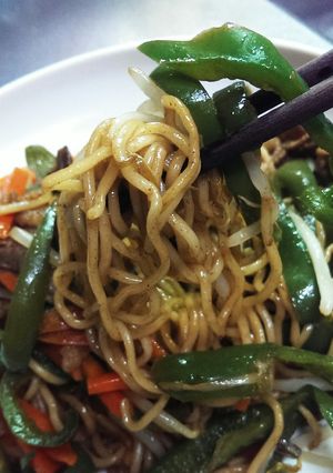ピーマン大量消費※牛肉とピーマン焼きそば-レシピのメイン写真