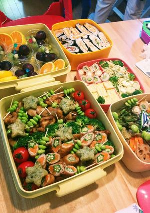 2015運動会　おにぎらず　肉巻き-レシピのメイン写真