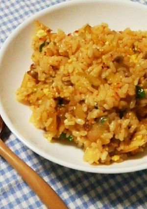 豚キムチ炒飯-レシピのメイン写真