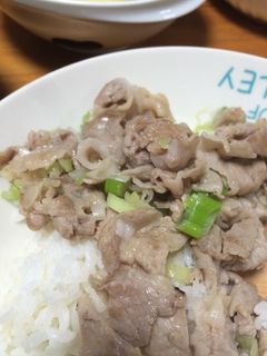 ネギ塩豚丼(^^)-レシピのメイン写真