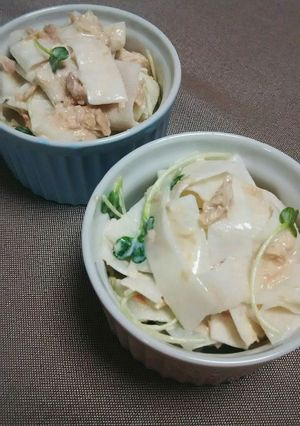 大根サラダ ツナとかいわれ-レシピのメイン写真