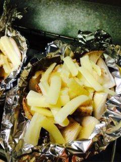 しいたけのガリバタチーズ焼き-レシピのメイン写真