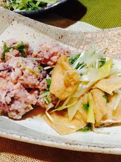 イカ生姜団子とお揚げの煮物-レシピのメイン写真
