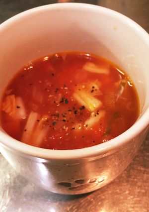 冷蔵庫の残り物ミネストローネ-レシピのメイン写真