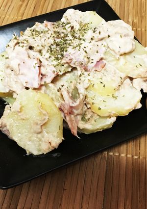 簡単ベーコンポテトツナサラダ-レシピのメイン写真