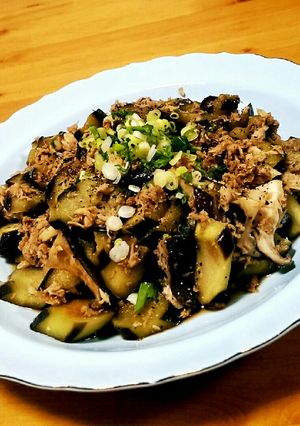 茄子とツナの炒め～ポン酢でさっぱり♪-レシピのメイン写真