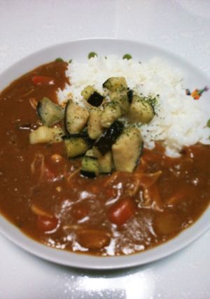 秋のなすきのこカレー-レシピのメイン写真