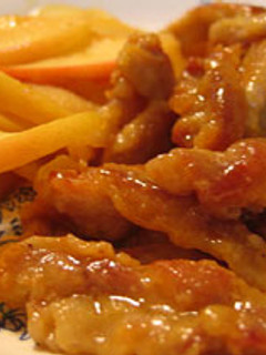 紅玉と豚しゃぶで *カレー味の豚りんご*-レシピのメイン写真