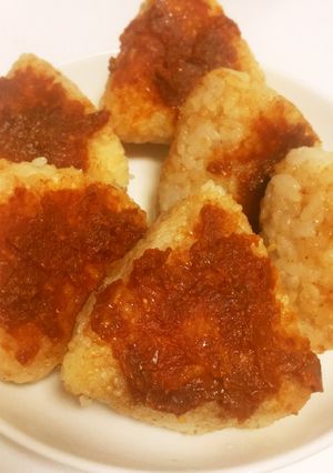 梅味噌の焼きおにぎり（味噌でも可）-レシピのメイン写真