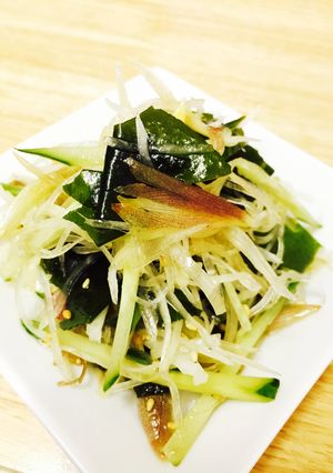 糖質制限！ミョウガ入りシャキシャキサラダ-レシピのメイン写真